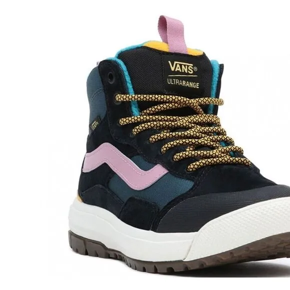 Vans UltraRange Exo Hi MTE Pop Color Teal Pink Hiking Boots 5.5 Women4.0Men Uni