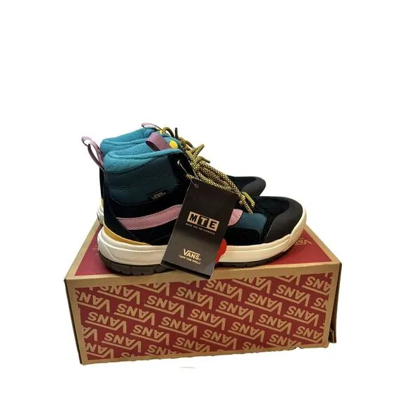 Vans UltraRange Exo Hi MTE Pop Color Teal Pink Hiking Boots 5.5 Women4.0Men Uni