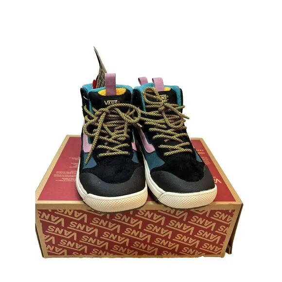 Vans UltraRange Exo Hi MTE Pop Color Teal Pink Hiking Boots 5.5 Women4.0Men Uni