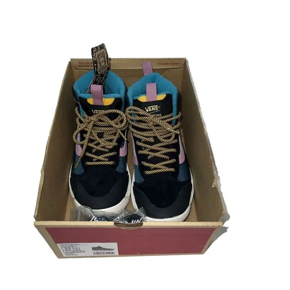 Vans UltraRange Exo Hi MTE Pop Color Teal Pink Hiking Boots 5.5 Women4.0Men Uni