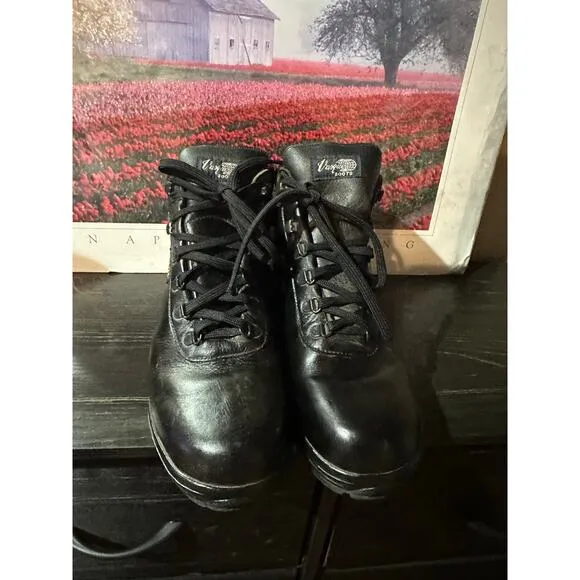 Vasque Sundowner Gore-Tex Boots Sz 12 Waterproof Black Leather 7136 Hiking