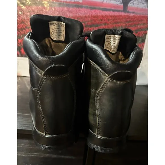Vasque Sundowner Gore-Tex Boots Sz 12 Waterproof Black Leather 7136 Hiking