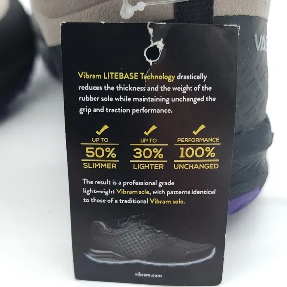 Vasque Womens Breeze LT NTX Mid Drizzle Grey Waterproof Hiking Boots Size 6