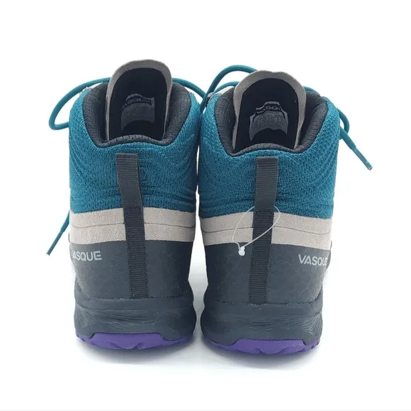 Vasque Womens Breeze LT NTX Mid Drizzle Grey Waterproof Hiking Boots Size 6