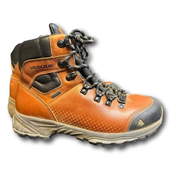 Vasque Women's St. Elias FG Leather Gore-Tex Hiking Boots Brown Size 8.5 M