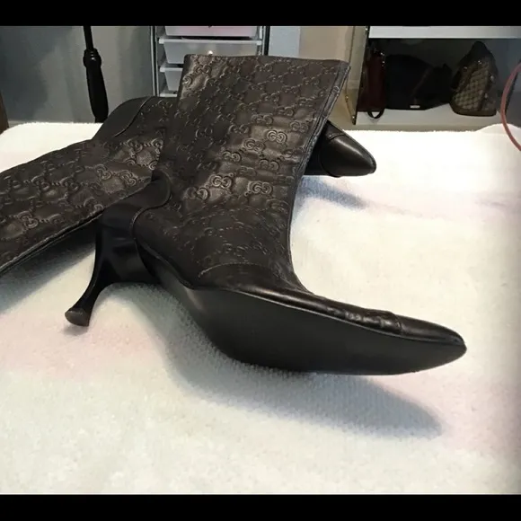 Vera Comma  Fashion High Heel Boots 38b Dark Brown