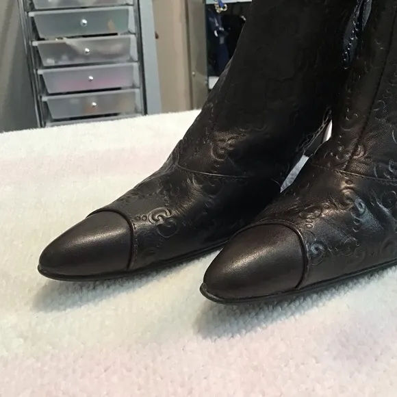 Vera Comma  Fashion High Heel Boots 38b Dark Brown