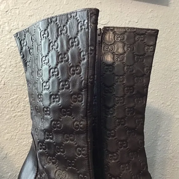 Vera Comma  Fashion High Heel Boots 38b Dark Brown