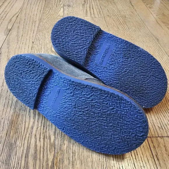Vertbaudet gray suede boots boys size EU 25/ US 8.5/9