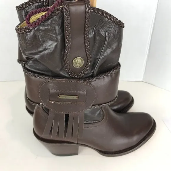 Verthali Brown leather boots Women's 6