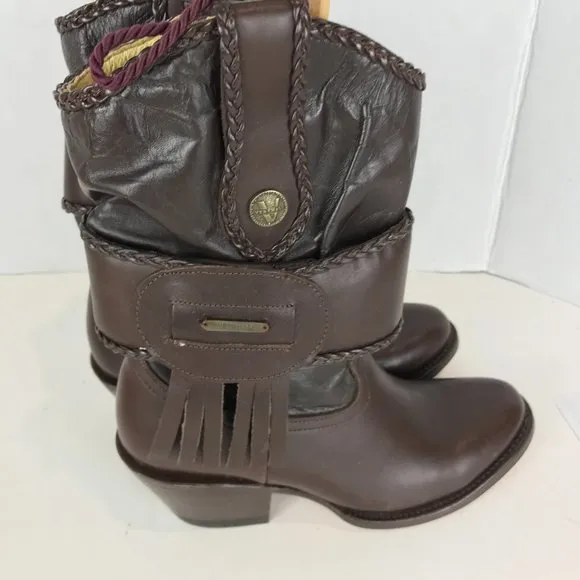 Verthali Brown leather boots Women's 6