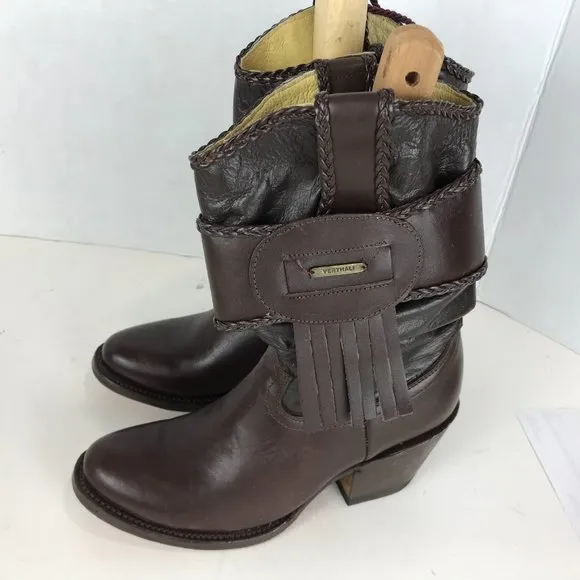 Verthali Brown leather boots Women's 6