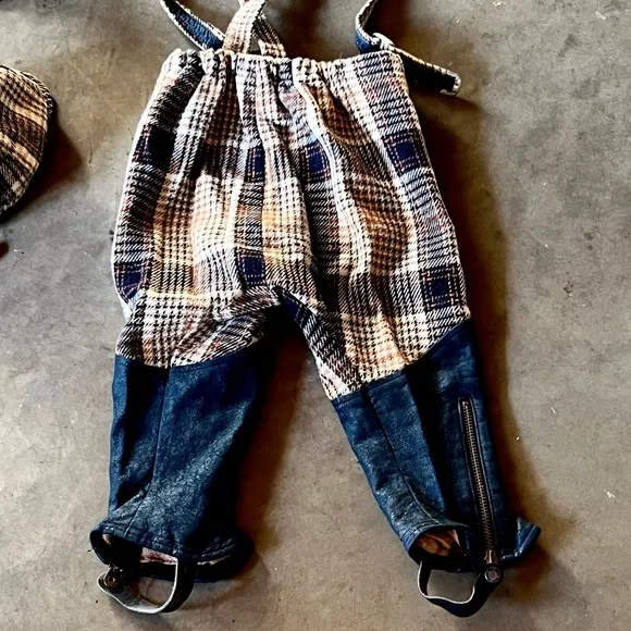 Very Rare Antique Child’s Custom Tailored, Coat, Hat and Overalls