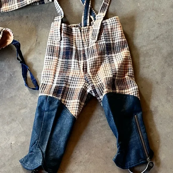 Very Rare Antique Child’s Custom Tailored, Coat, Hat and Overalls