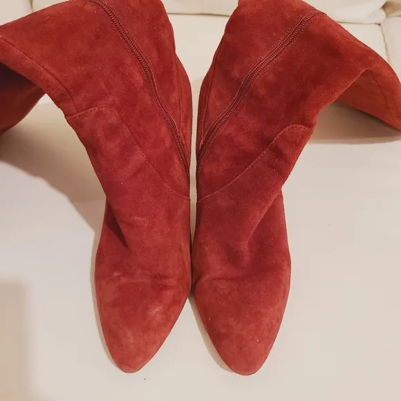 Via Spiga - Piper - Red Suede boots