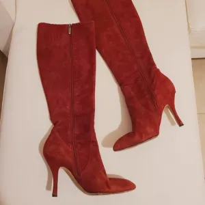 Via Spiga - Piper - Red Suede boots