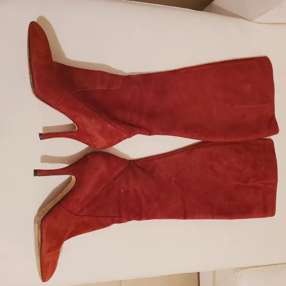 Via Spiga - Piper - Red Suede boots