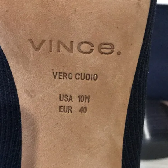 Vince Blue‎ Box Tasha Navy Boots/Booties
