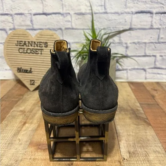 Vince - Bonham Suede Water Repellent Chelsea Boots - Graphite
