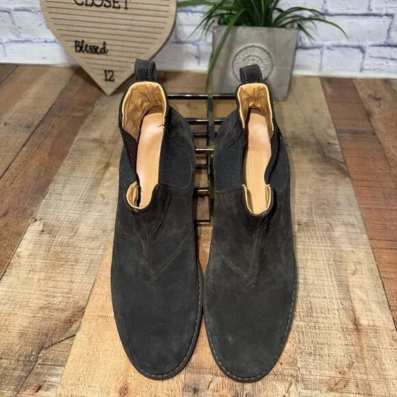 Vince - Bonham Suede Water Repellent Chelsea Boots - Graphite