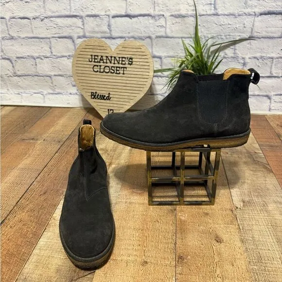 Vince - Bonham Suede Water Repellent Chelsea Boots - Graphite
