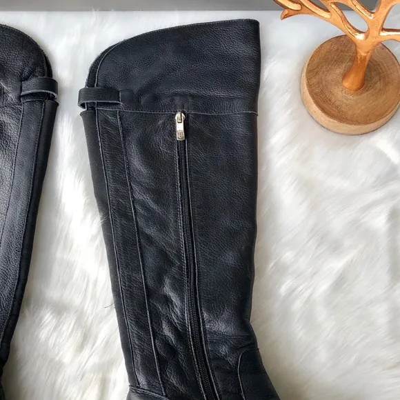 VINCE Camuto Black Booca Riding Boots Size 7