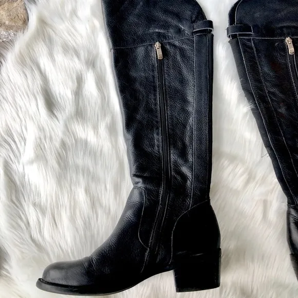 VINCE Camuto Black Booca Riding Boots Size 7