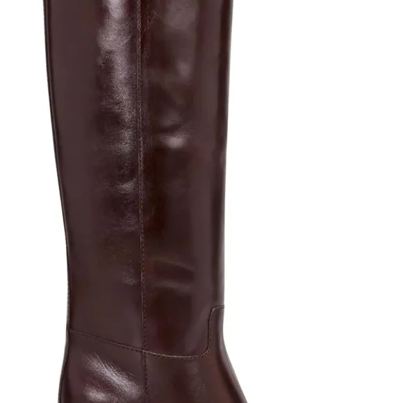 Vince Camuto Brown Over the Knee Boots with Block Heel