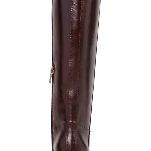 Vince Camuto Brown Over the Knee Boots with Block Heel