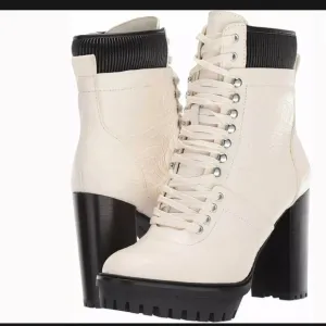 Vince Camuto Ermania Lace Up Combat Boots Platform