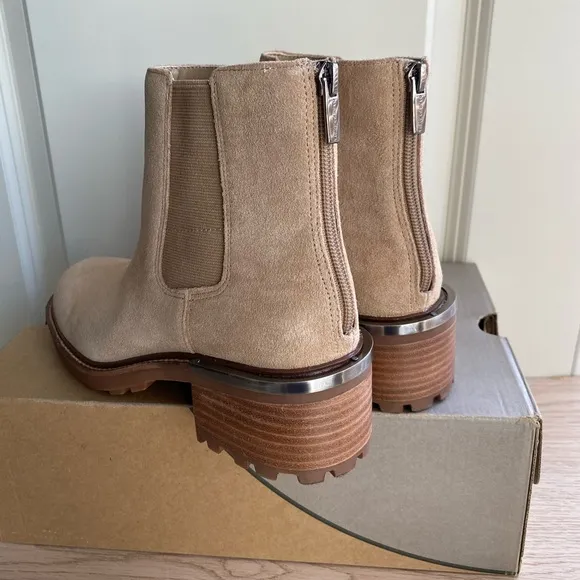 Vince Camuto suede Chelsea Boots Brown/Tan - W 7.5