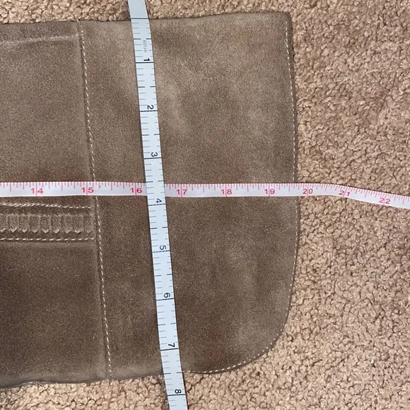 Vince Camuto Tall Suede riding boots Taupe sz 9