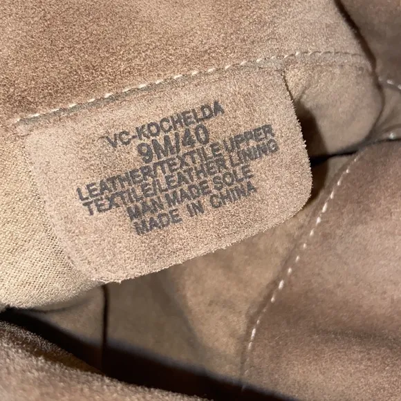 Vince Camuto Tall Suede riding boots Taupe sz 9