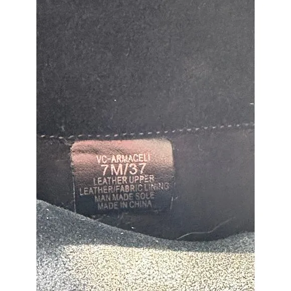 Vince Camuto Womens Armaceli Suede Almond Toe Over Knee Riding Boots size 7