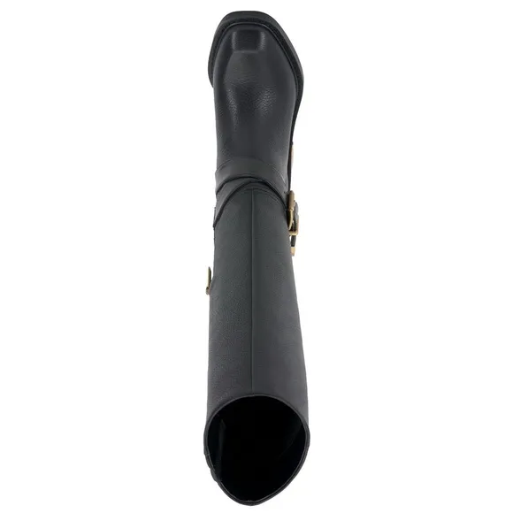 Vince Camuto Women's Gini Knee High Black Leather Boot- Size 9M