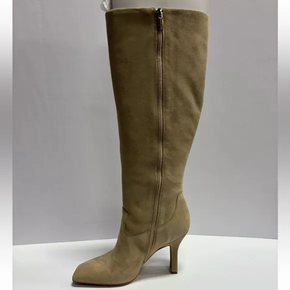 Vince Camuto Women’s Kalinder, Tortilla High Suede Boots, Size 7.5 M.