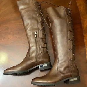 Vince Camuto women's Palenda brown knee high Riding boot, Brown, Size 6.5 (NEW)