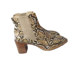 Vince Camuto Jentilliy Ankle Boots Python Print  Bootie Women's Size 11 M