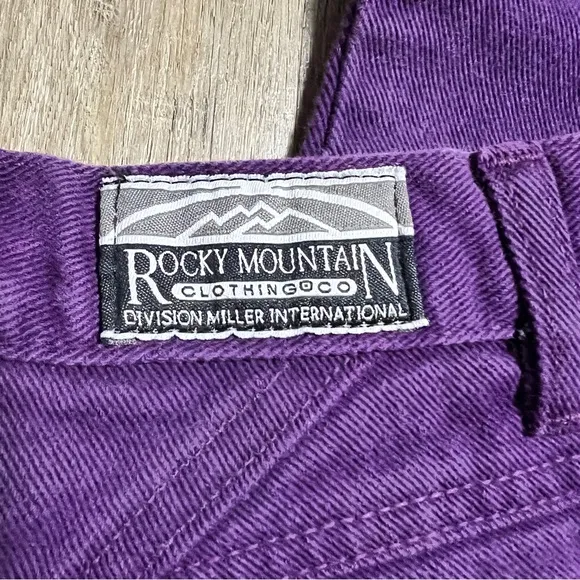 Vintage 90s Rocky Mountain Purple High-Waisted Western Riding Jeans Women’s 28/7