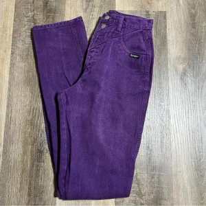 Vintage 90s Rocky Mountain Purple High-Waisted Western Riding Jeans Women’s 28/7