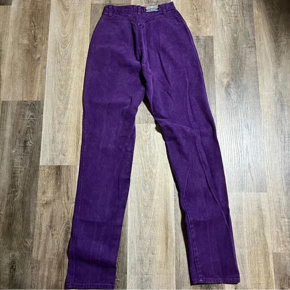 Vintage 90s Rocky Mountain Purple High-Waisted Western Riding Jeans Women’s 28/7