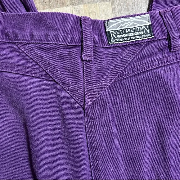 Vintage 90s Rocky Mountain Purple High-Waisted Western Riding Jeans Women’s 28/7