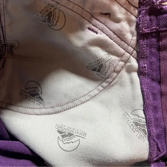 Vintage 90s Rocky Mountain Purple High-Waisted Western Riding Jeans Women’s 28/7