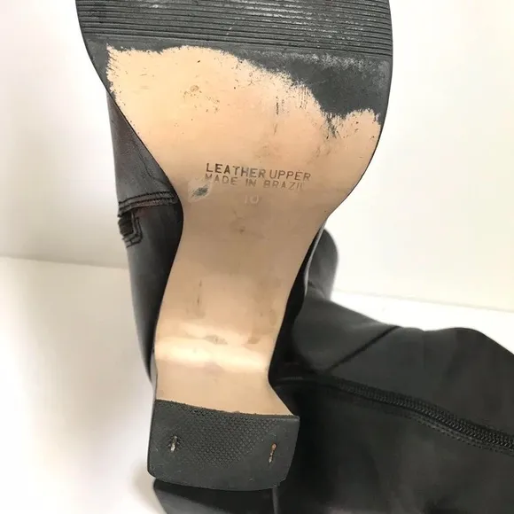 Vintage Black Chunky Boots