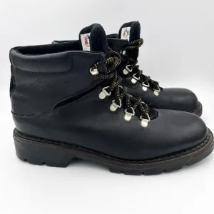 Vintage Blondo Waterproof Leather Lug Sole Lace Up Chunky Boots