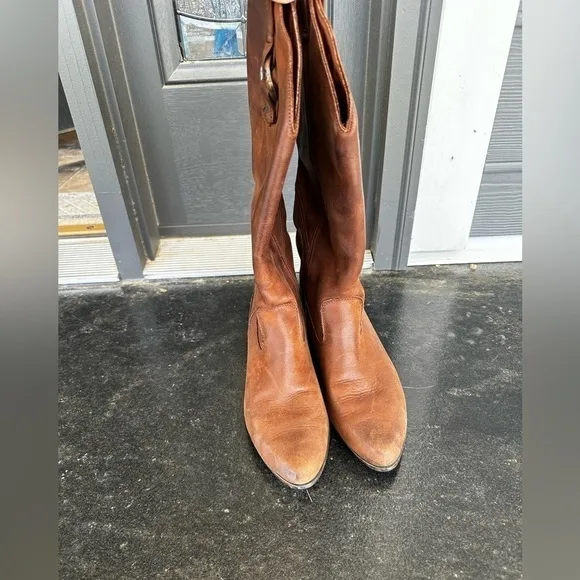 Vintage cowgirl Dexter riding boots western Roadeo genuine leather 9.5 c…​​