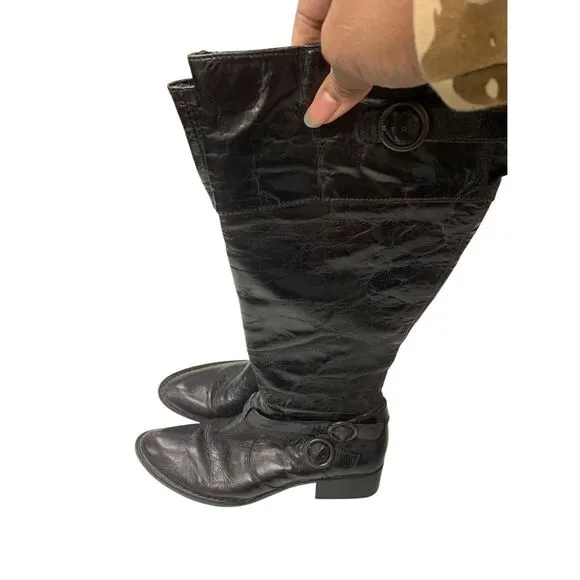 Vintage Crown Born CKH12 Leather Riding Boots