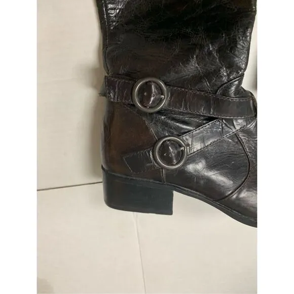 Vintage Crown Born CKH12 Leather Riding Boots