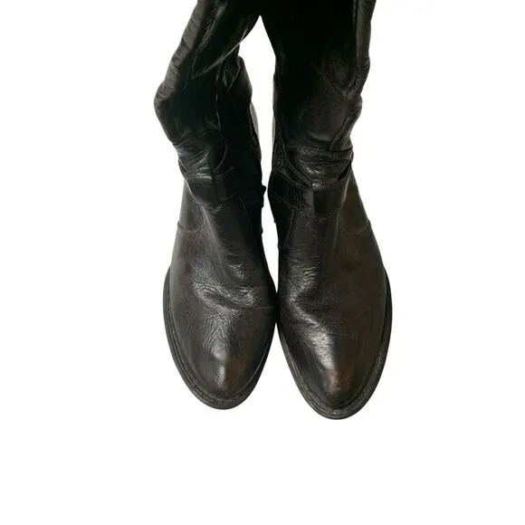 Vintage Crown Born CKH12 Leather Riding Boots