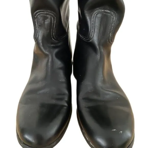 Vintage Elan Black Leather Riding Boots Sz 9.5